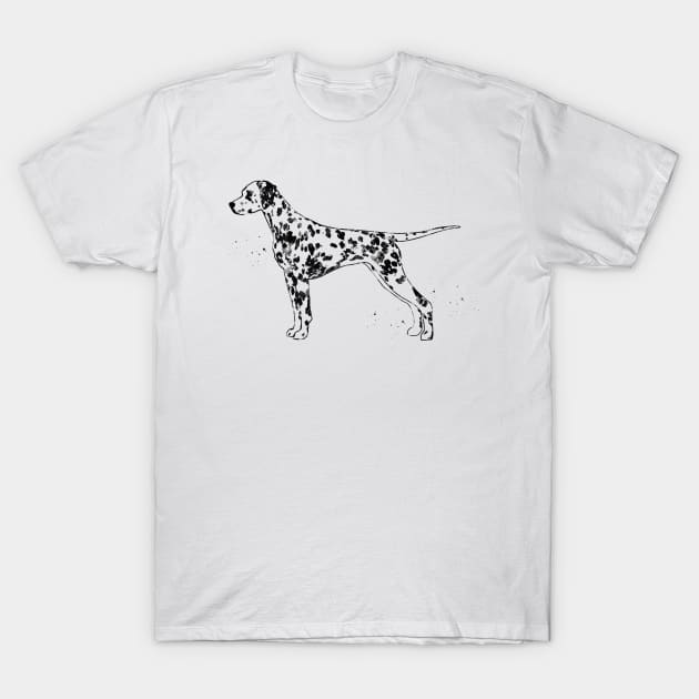 Dalmatian dog T-Shirt by erzebeth